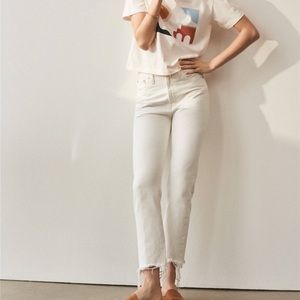 Madewell Perfect Summer Jean White